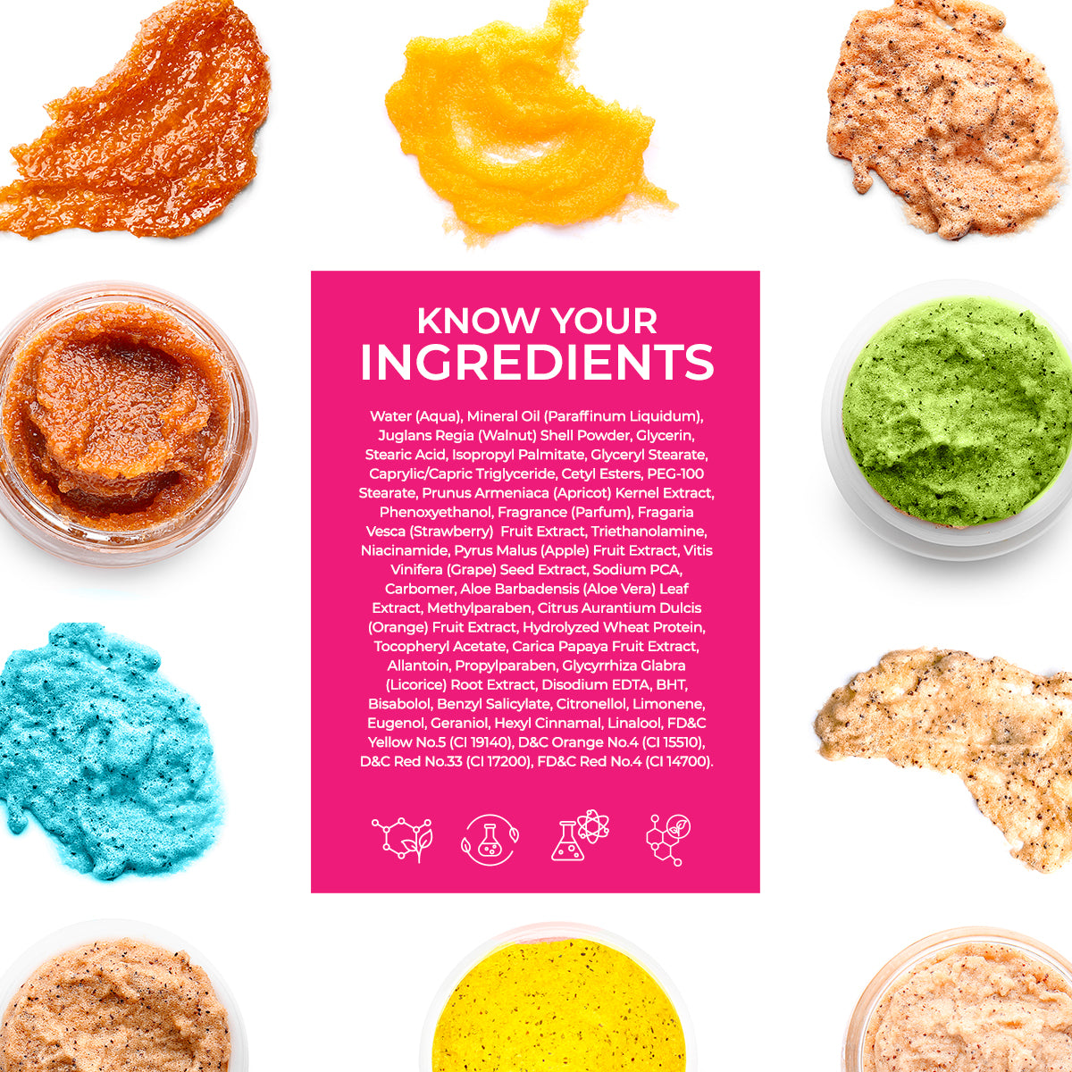 Mint, Melon and Kiwi Face & Body Scrub